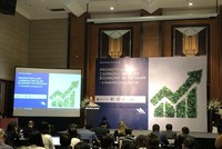 Thứ trưởng Bộ Tài nguyên và Môi trường Võ Tuấn Nhân phát biểu tại Hội thảo