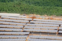 Dự án Nhà máy Điện mặt trời Xuân Thọ 1 (huyện Sông Cầu , tỉnh Phú Yên). Ảnh: Đức Thanh