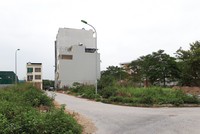 Khu tái định cư Tứ Hiệp còn nhiều lô đất chưa xây dựng