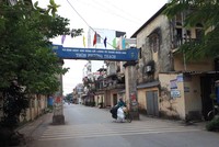 Thị trường địa ốc Đông Anh lặng sóng trước tin tốt. Ảnh: Kim Đức 