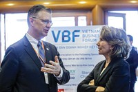Các chuyên gia trao đổi tại Diễn đàn Doanh nghiệp Việt Nam (VBF) diễn ra trong tuần qua tại Hà Nội. Ảnh: Đức Thanh