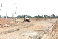 Dự án đất nền Nam Phúc Yên đang triển khai hạ tầng