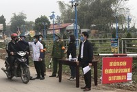 Xã Lôi Sơn (Vĩnh Phúc) thực hiện triệt để cách ly (Ảnh: Internet)