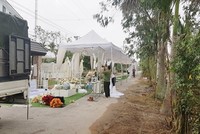 Để phòng Covid-19, một đám cưới tại quận Long Biên quyết định không mời khách người Anh là bạn của chú rể