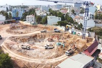 Dự án C-Sky View vẫn đang trong giai đoạn đào đất làm móng