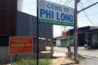 Do vướng thủ tục nên khu vực triển khai dự án của Công ty Phi Long chưa thể xây dựng