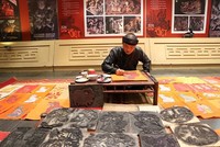 Tranh dân gian Kim Hoàng tại huyện Hoài Đức (ảnh minh họa)