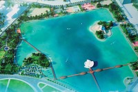 Bố trí quảng trường lễ hội trong công viên CV1 Cầu Giấy