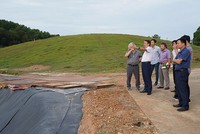 Phó chủ tịch UBND tỉnh Thừa Thiên Huế Phan Thiên Định kiểm tra khu xử lý rác Thủy Phương