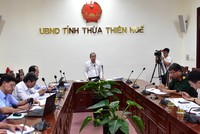 Chủ tịch UBND tỉnh Thừa Thiên Huế Phan Ngọc Thọ chủ trì cuộc họp liên quan đến công tác di dời giải phóng mặt bằng cư dân khu vực Kinh thành Huế.