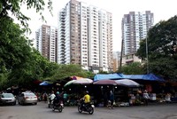 Khu đất quy hoạch khu văn hóa - y tế đã 20 năm nay vẫn là khu chợ dân sinh