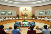 Phiên họp Chính phủ thường kỳ tháng 5/2020 (Ảnh: VGP)
