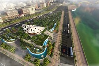 Phối cảnh Vườn tượng APEC mở rộng.