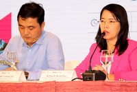 Bà Nguyễn Thị Ánh Hoa, Phó giám đốc Sở Du lịch TP.HCM chia sẻ thông tin tại họp báo ngày Hội Du lịch TP.HCM lần 16, được tổ chức chiều 8/7 tại TP.HCM.