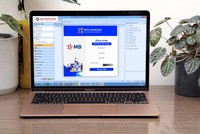 Giao diện ngân hàng điện tử MB trực tiếp trên phần mềm kế toán MISA SME.NET 2020