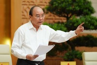 Thủ tướng Chính phủ Nguyễn Xuân Phúc: Mục tiêu đặt ra là phải nỗ lực phấn đấu quyết tâm cao nhất để giải ngân 100% vốn đầu tư công kế hoạch năm 2020 và các năm trước chuyển sang. Ảnh VGP/Quang Hiếu