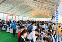 Khoảng 1.000 khách hàng đến tìm hiểu cơ hội đầu tư tại khu đô thị Century City vào cuối tuần qua