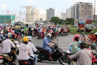 Khu Nam TP.HCM thường xuyên diễn ra cảnh kẹt xe