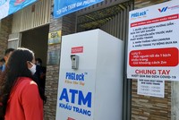ATM khẩu trang thứ 2 đi vào hoạt động phục vụ người dân nghèo
