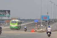 Cầu vượt Tân Vạn- một hạng mục trong Dự án BOT cầu Đồng Nai mới.