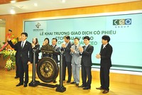 CEO tăng kịch trần ngay phiên chào sàn