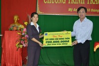 Đạm Cà Mau tài trợ xây dựng cầu giao thông tại Bến Tre