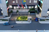 Phối cảnh dự án Mỹ Đình Plaza 2 nằm trên con phố Nguyễn Hoàng sôi động