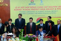 Đạm Cà Mau ký kết Hợp đồng cung cấp nguyên liệu dài hạn với Tập đoàn Solvay