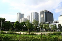 Các yếu tố cơ bản như nhu cầu thực, nguồn cung dẫn đến dự báo khó có biến động lớn ở thị tường căn hộ Thủ đô. Ảnh: Thành Nguyễn.