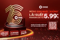 Mừng sinh nhật 16 tuổi, DNSE áp dụng lãi suất margin chỉ từ 5,99%.