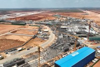 Sân bay Long Thành, một dự án trọng điểm đang được triển khai nhanh và có tác động tích cực tới thị trường địa ốc phía Nam. Ảnh: Internet.