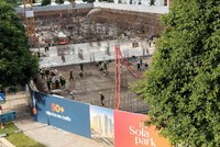 Một dự án căn hộ đang được triển khai tại khu đô thị Vinhomes Smart City (Hà Nội). Ảnh: Bình Minh.