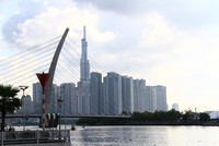 Trong quý 1/2025, nguồn cung nhà ở cao tầng tại TP.HCM ít hơn Hà Nội 1.340 căn. Ảnh: Bình Minh.