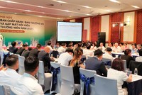 Hội nghị Ban Chấp hành, Ban thường vụ VNREA và gặp mặt Hội thành viên thường niên 2025 đã diễn ra tại Hà Nội sáng 9/5/2025. Ảnh: Bình Minh.