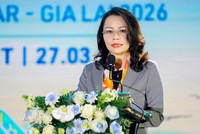 Bà Hương Trần Kiều Dung, Phó chủ tịch thường trực Tập đoàn FLC chia sẻ tại sự kiện.