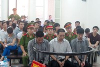 Các bị cáo tại Tòa trong phiên xử ngày 26/6