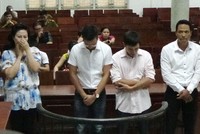 Các bị cáo tại tòa