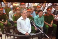 Bị cáo Nguyễn Xuân Sơn tại tòa