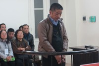 Bị cáo Thành tại tòa.