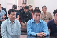 Các bị cáo tại phiên tòa tháng 3/2018