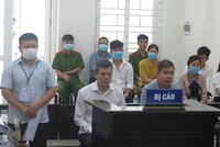 Các bị cáo tại phiên tòa