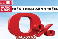 Mua Smartphone trả góp với lãi suất 0%