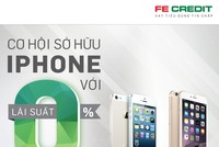 FE Credit cho vay mua trả góp iPhone lãi suất 0%