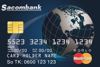 STB phát hành thẻ tín dụng Sacombank World MasterCard