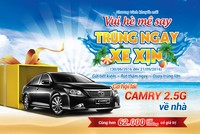 Gửi tiền tại Nam A Bank có cơ hội sở hữu ô tô Toyota Camry 2.5G