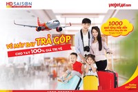 Mua vé máy bay trả góp, nhận quà tặng từ Vietjet và HD SAISON