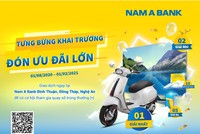 Giao dịch tại Nam A Bank trúng thưởng lớn