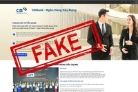 Website tuyển dụng giả mạo thương hiệu CB