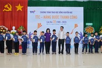Năm 2023, TTC trao tặng học bổng cho 563 em học sinh tại 10 trường Tiểu học, Trung học cơ sở, Trung học phổ thông thuộc huyện Mỏ Cày Nam và Mỏ Cày Bắc, tỉnh Bến Tre