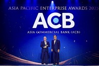 ACB được vinh danh tại hạng mục Doanh nghiệp xuất sắc châu Á.